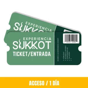 Sukkot 2025 Tickets (9) Acceso a 1 Día de Experiencia Sukkot